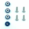 Crazyfly Hexa Binding Screws And Washers - Blue (set Of 4) Discounts Apply !