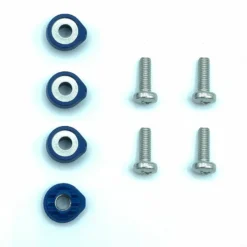 Crazyfly Hexa Binding Screws And Washers - Blue (set Of 4) Discounts Apply !