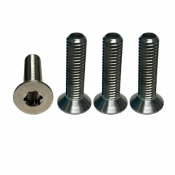 Foilite - M6 Titanium Hydrofoil Hardware Set - 4 Track Nuts And 4 M6 Screws Discounts Apply ! -surf sale shop foilite titanium m6 screw track nut set 4