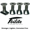 Foilite - M8 Titanium Hydrofoil Hardware Set - 4 Track Nuts And 4 M8 Screws Discounts Apply ! 2 Foilite - M8 Titanium Hydrofoil Hardware Set - 4 Track Nuts And 4 M8 Screws Discounts Apply ! -surf sale shop foilite titanium m8 screw track nut set 1