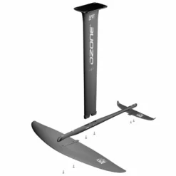 Apex V1 MA 1250 Complete Hydrofoil - 90cm Mast/78 Fuselage/210 Stabilizer Discounts Apply ! -surf sale shop ozone apex hydrofoil wing 1250 complete 4