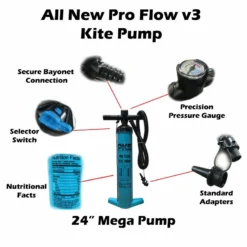 PKS Pro Flow V3 XL Kite Pump With PSI Meter 24" Discounts Apply ! 9 PKS Pro Flow V3 XL Kite Pump With PSI Meter 24" Discounts Apply ! -surf sale shop pks 2020 pro flow v3 mega pump 4