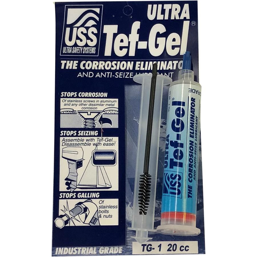 Tef-Gel Corrosion Eliminator And Anti-Seize Lubricant - 20cc Discounts Apply ! 3 Tef-Gel Corrosion Eliminator And Anti-Seize Lubricant - 20cc Discounts Apply !
