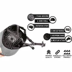 Surf And Foil Impact Hat - 20% Off Holiday Sale Discounts Apply ! -surf sale shop vebodi 2023 surf impact hat 4